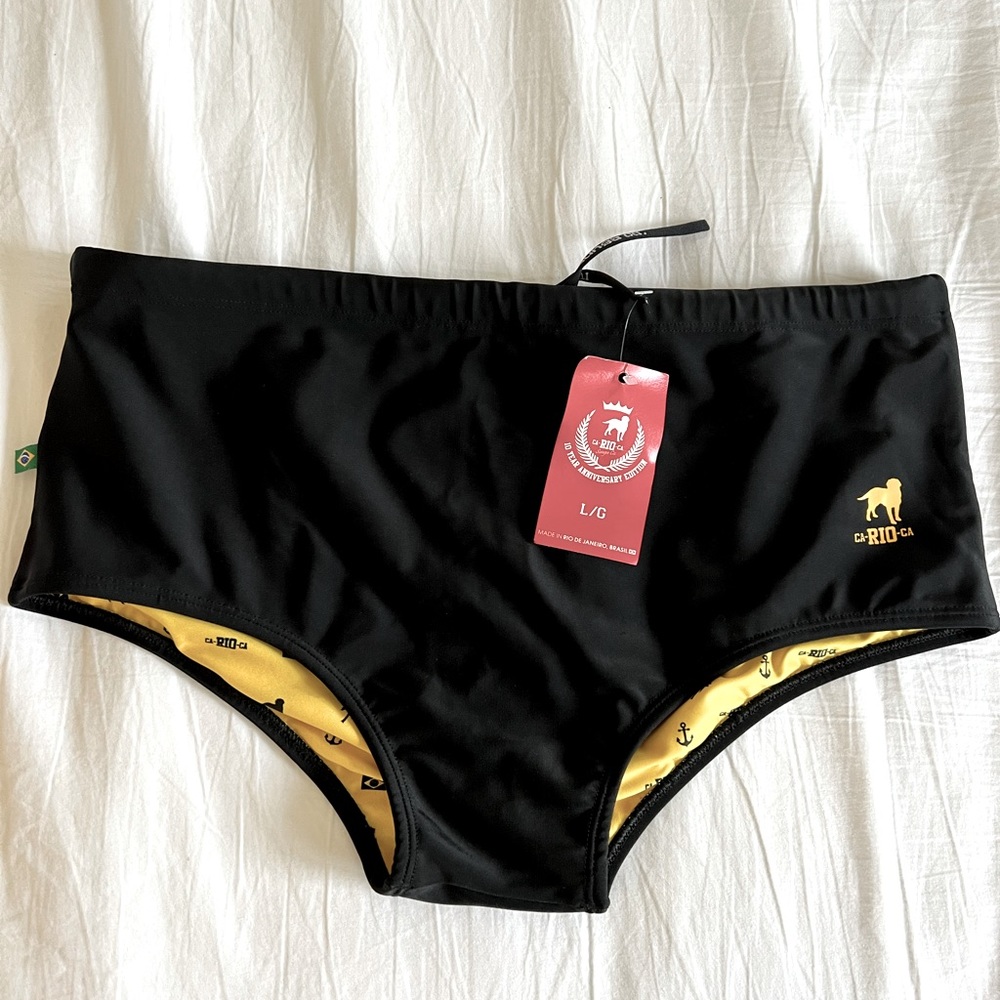 Brazilian sunga (speedo). Never worn. Brand Carioca. Size L. Tags attached. New.